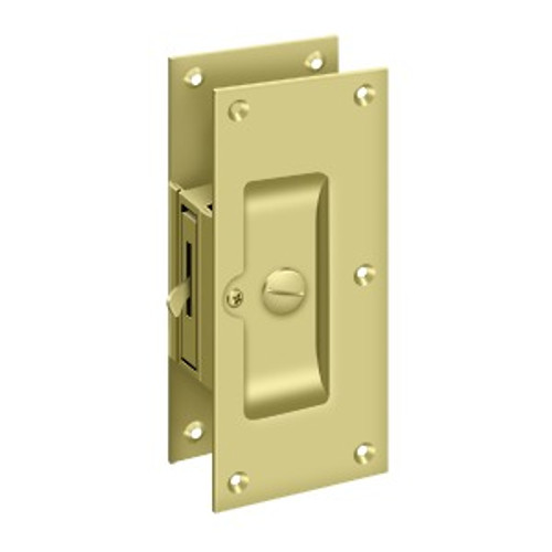 Deltana SDL60 Decorative Pocket Door Lock, 6" Privacy
