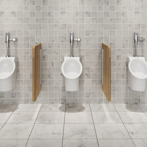 American Standard Decorum EverClean Urinal System With Touchless Selectronic Piston Flush Valve, 0.125 gpf/0.5 Lpf - AMS-6042633