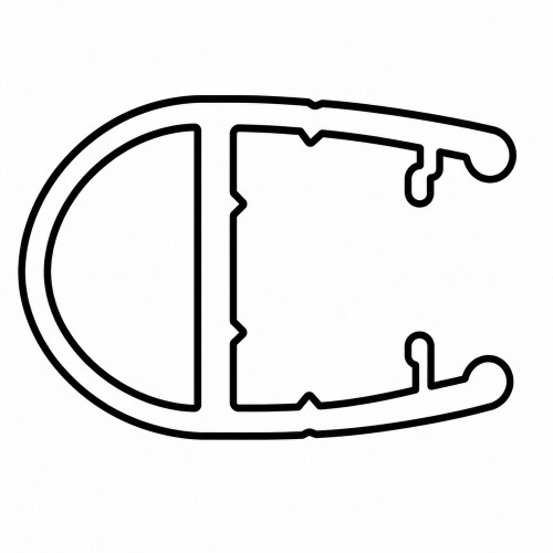 American Standard Top & Bottom Fixed Panel Gasket - AMS-710412-101