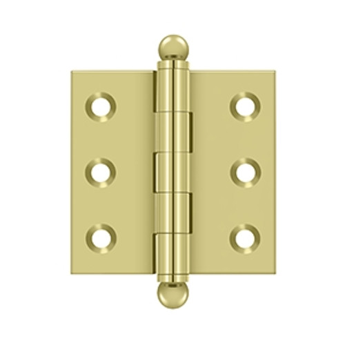 Deltana CH2020 Cabinet Hinge, 2" x 2", with Ball Tips