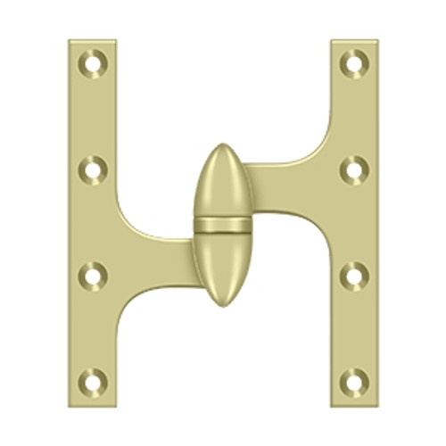 Deltana OK6050B Olive Knuckle 6" x 5" Hinge, Solid Brass (Each)