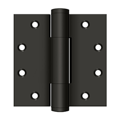 Deltana DSB45RM Royal Hinge, 4-1/2" x 4-1/2" 5.1MM, Solid Brass (Pair)