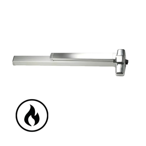 Von Duprin 9850WDC-F Series - Fire Rated 4 ft Smooth Case Wide Stile Concealed Vertical Cable Exit Device for Woods Doors