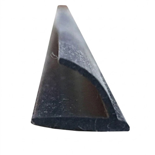 Zero 177S Self Adhesive Door Seal Weatherstrip, 12 Foot, Black