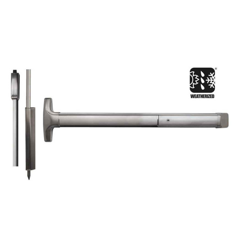 Detex 50xW Advantex Series 48" Weatherized Narrow Stile Super-Heavy-Duty Surface Vertical Rod Exit Device