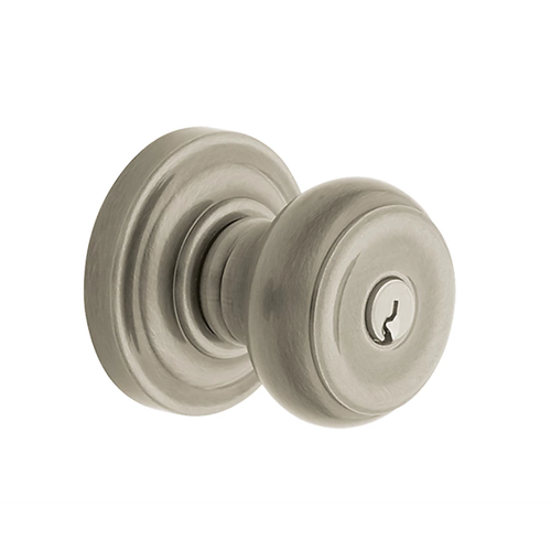 Baldwin Estate 5213 Colonial Knob Standard Keyed Entry with Classic Rose