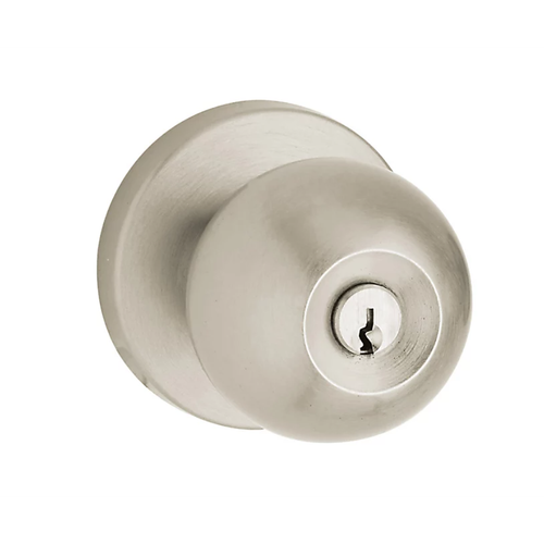 Baldwin Estate 5215 Contemporary Knob Emergency Egress Keyed Entry with Contemporary Rose