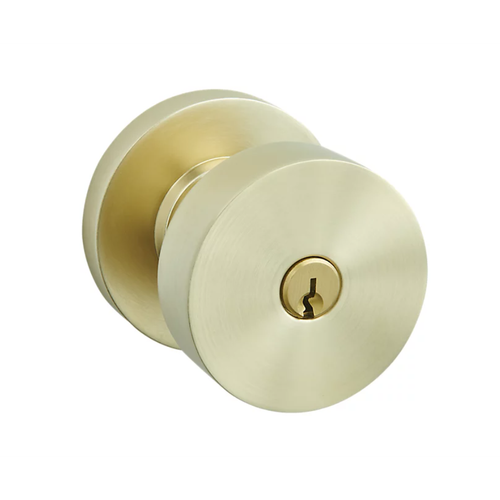 Baldwin Estate 5230 Contemporary Knob with Round Rose Emergency Egress Keyed Entry