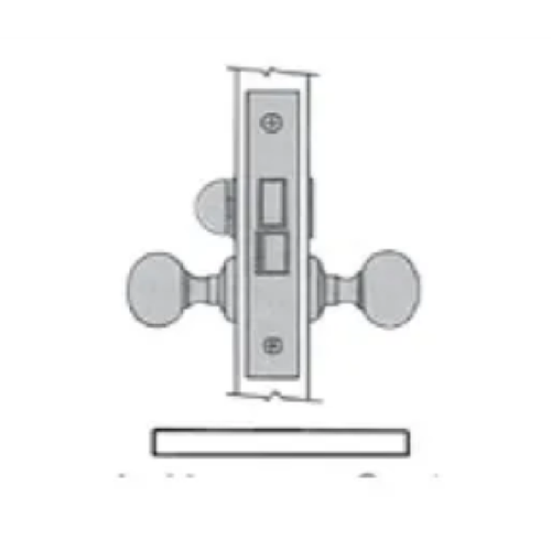 Baldwin 6315003L Left Hand Interior Bed / Bath 2-1/2" Backset Mortise Lock Body