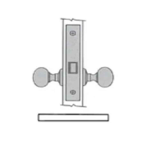 Baldwin 6318031LLS Left Hand Lever Strength Interior Passage 2-1/2" Backset Mortise Lock Body