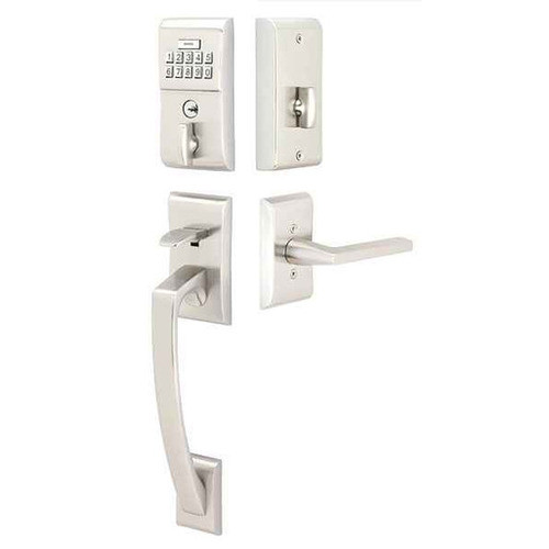 Emtek E4817 Modern Style Electronic Keypad Entry Set - Single Cylinder
