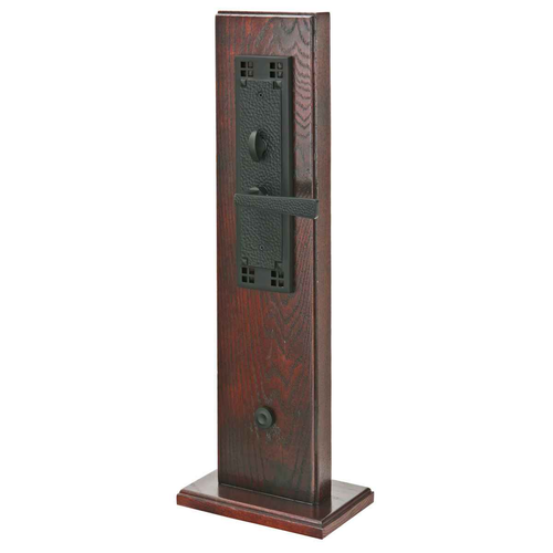 Emtek 3308 Craftsman Brass Mortise Entrance Handleset - Entry Set