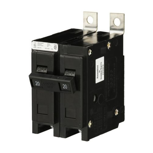 Eaton Quicklag Industrial Thermal-Magnetic Circuit Breaker, 35A, BAB type, 10 kAIC, Bolt-on mounting, Two-pole, Non-Interchangeable, 120/240V