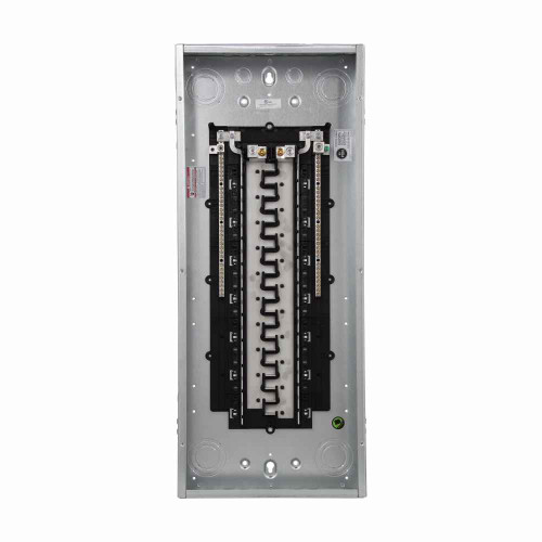 Eaton Eaton Type BR plug-on neutral loadcenter, 200 A, MLO, 40 spaces, 120/240 V, Two hots, a neutral, and a ground wire, 10kAIC, 1, Single Pole
