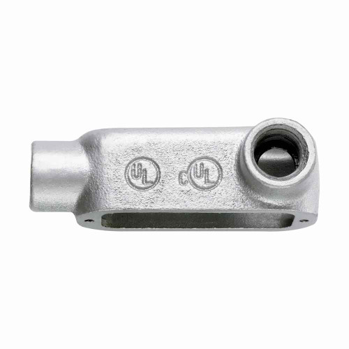 Crouse-Hinds Eaton series Condulet Form 5 conduit outlet body, Malleable iron, LR shape, 1"
