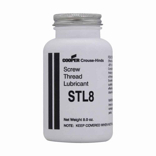 Crouse-Hinds Eaton series STL thread lubricant, Effective and stable from -20°F to +300°F, 8 oz can