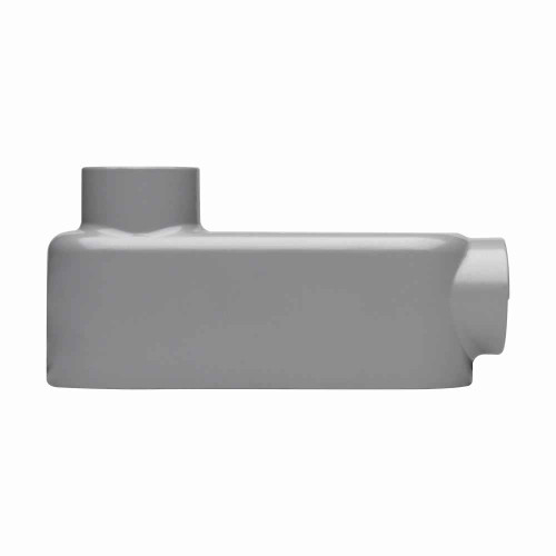 Crouse-Hinds Eaton series Condulet Series 5 conduit outlet body, Rigid/IMC, Copper-free aluminum, LB shape, 1-1/4"