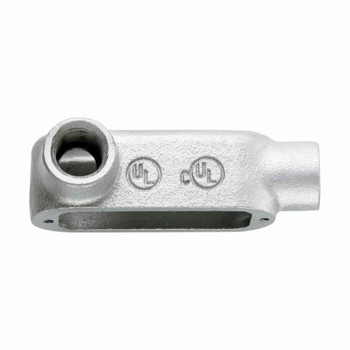 Crouse-Hinds Eaton series Condulet Form 5 conduit outlet body, Malleable iron, LL shape, 1"