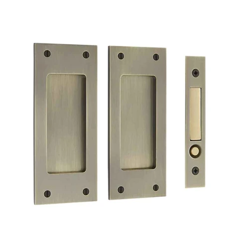 Baldwin Estate PD006 Small Santa Monica Passage Set 2-1/2" Backset Sliding Door Lock