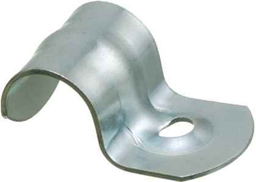 Arlington Industries 3/8" 1-Hole AC/MC strap, cable range .503 to .580