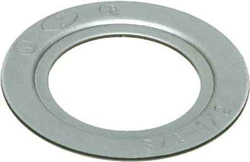 Arlington Industries Reducing Washer, Plated Steel. Reduces 3-1/2" knockout to 3" knockout.