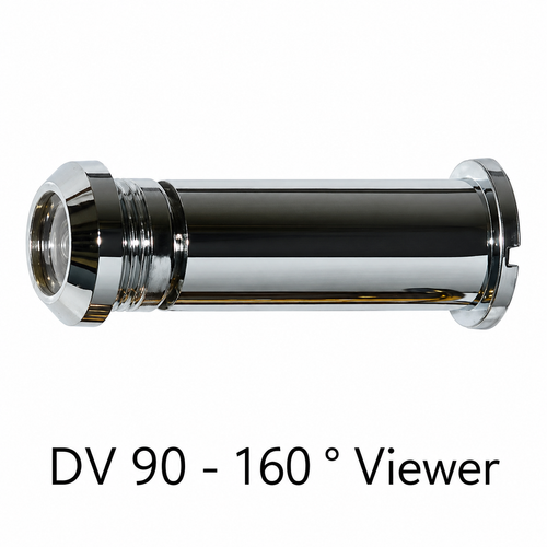 DON-JO Door Viewer, Plastic Lens, Fits 1-3/8 - 2 Door