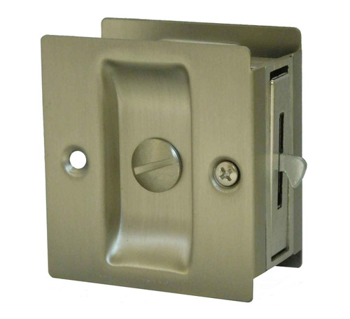 Don-Jo Don-Jo PDL 100 Pocket Door Lock Passage, Brass Material DON-PDL-100