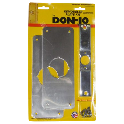DON-JO RPK 109 Remodeler Plate Kit, 9" x 3-1/2", 0.032 Gauge
