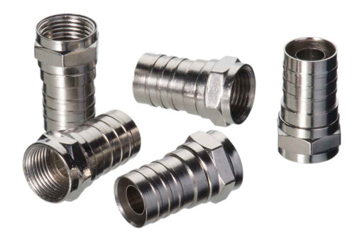 IDEAL Industries RG-6 F Hex Crimp Connector -50 pk IDEAL Industries RG-6 F Hex Crimp Connector -50 pk
