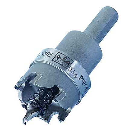 Ideal Industries TKO Carbide-Tipped Hole Cutter 1-1/8 Inch Sheet Metal Stainless Steel SmoothStart Pilot