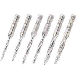 Ideal Industries Drill Tap 1/4-20 Thread High Speed Steel Three Flute Hex Shank