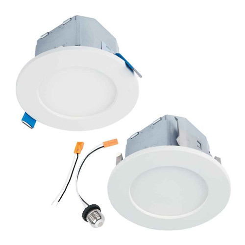 Halo 4 inch 2-in-1 Installation 600lm, 5CCT, integrated JBox, Matte White