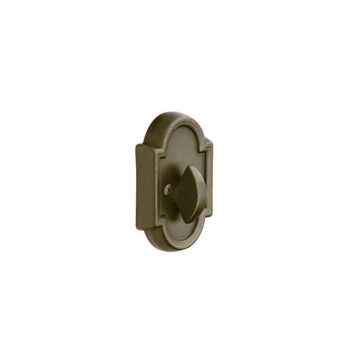 Emtek 8572 #11 Tuscany Bronze Single Sided Deadbolt - Lost Wax Cast Bronze