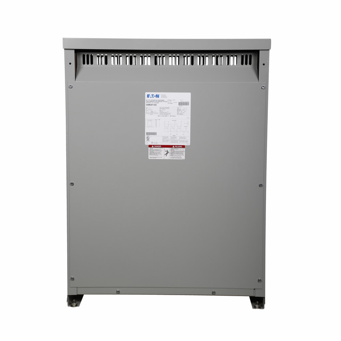Eaton V48M28B25EE General purpose ventilated transformer, DT-3 (3-phase), PV 480V, Taps: 2 at +2.5% /4 at -2.5%, SV 208Y/120V, 80°C rise, 25 kVA, EE
