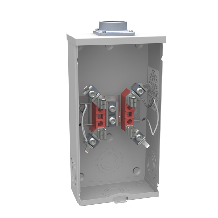 Milbank U9980-DL-TG-KK-AEP 4 Terminal Ringless 2 In Hub Triplex Ground Horn Bypass American Electric Power