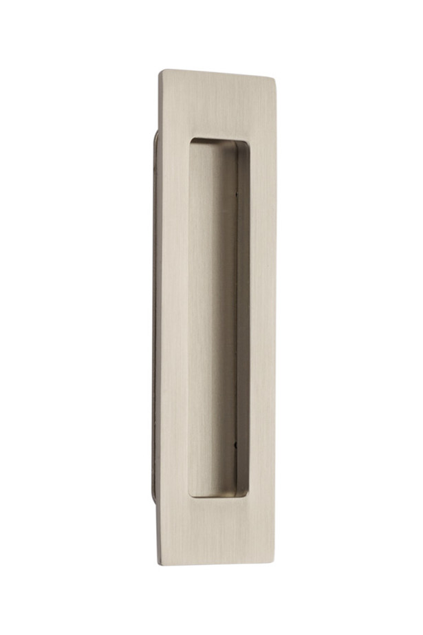 Emtek 220306 Modern Rectangular Brass Flush Pulls (1-3/4 x 6)