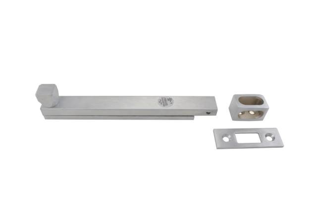 QCAA Heavy Duty Solid Brass Concealed Surface Bolt - Satin Nickel Finish, Made In Taiwan - View #12