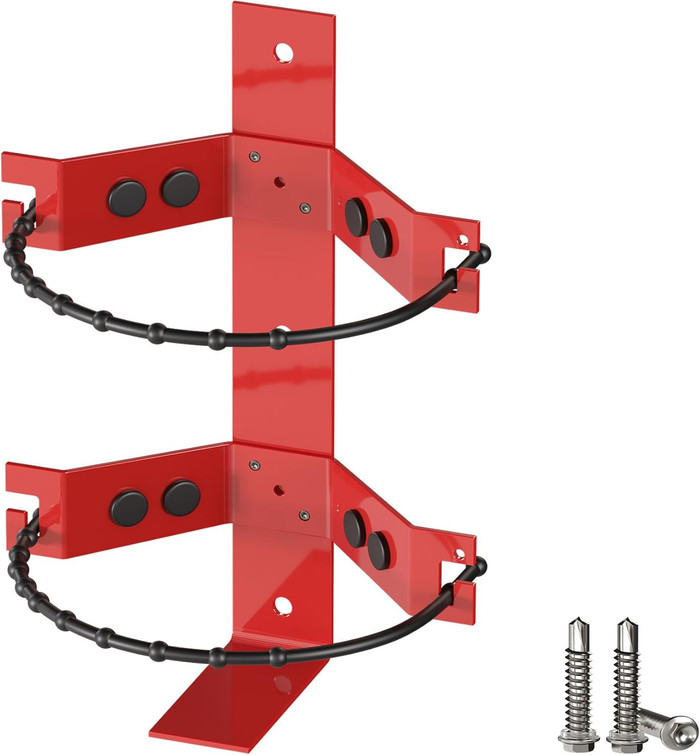 Amerex Heavy-Duty Rubber-Strap Fire Extinguisher Bracket