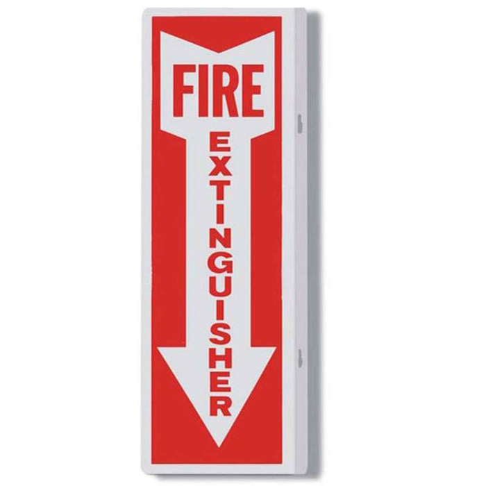 Dolans PWM108 - Plastic Fire Extinguisher Sign 4" x 12"