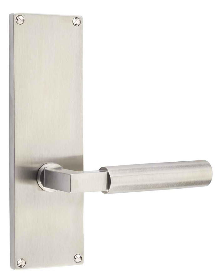 Emtek Emtek S801 Stainless Steel 8" Non-Keyed Sideplate Tubular Lockset, Passage EMTEK-S801