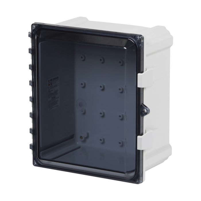 B-Line Eaton series JIC panel enclosure, 11.4" height, 7" length, 12.7" width,  4X, Hinged cover, 4XPCQRCC enclosure, Wall mount, Medium single door,