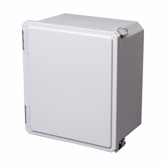 B-Line Eaton series JIC panel enclosure, 15.49" height, 8.34" length, 13.86" width,  4X, Hinged cover, SDFQR enclosure, Wall mount, Medium single door