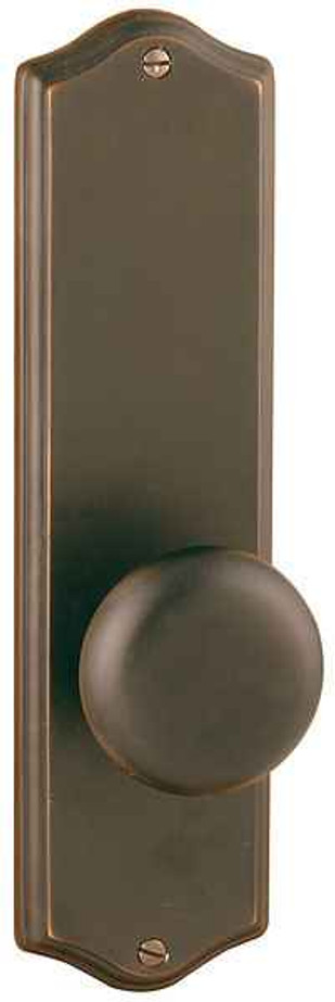 Emtek Emtek 8811 Colonial 9" Non-Keyed Sideplate Lockset, Privacy - Brass Tubular EMTEK-8811