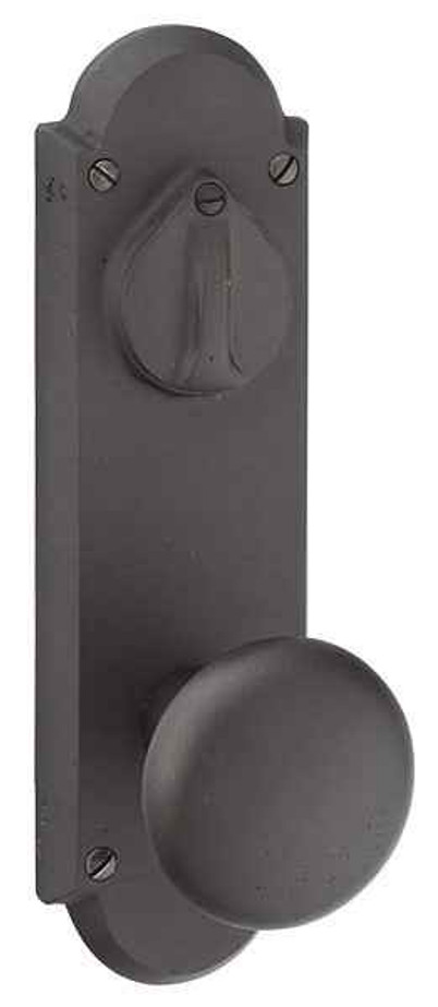 Emtek Emtek 7071 Sandcast Bronze #5 3-5/8" C-to-C Keyed Sideplate Tubular Lockset, Passage/Double Keyed EMTEK-7071