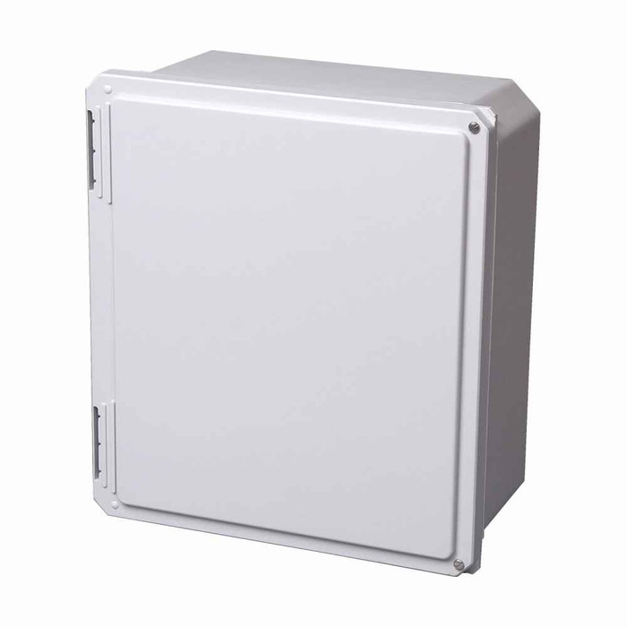 B-Line Eaton series JIC panel enclosure, 21.79" height, 10.34" length, 18.16" width, 4X, Hinged cover, SDF enclosure, Wall mount, Medium single door,