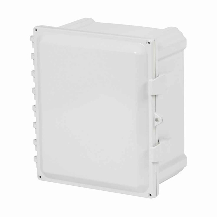 B-Line Eaton series JIC panel enclosure, 21.4" height, 10" length, 18.7" width, 4X, Hinged cover, 4XPCQR enclosure, Wall mount, Medium single door, O