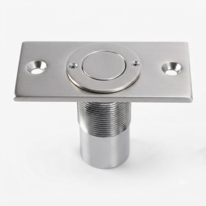 Don-Jo 1570 Dust Proof Strike, 2-1/4" x 2-7/8" Cast Brass for Commercial Doors