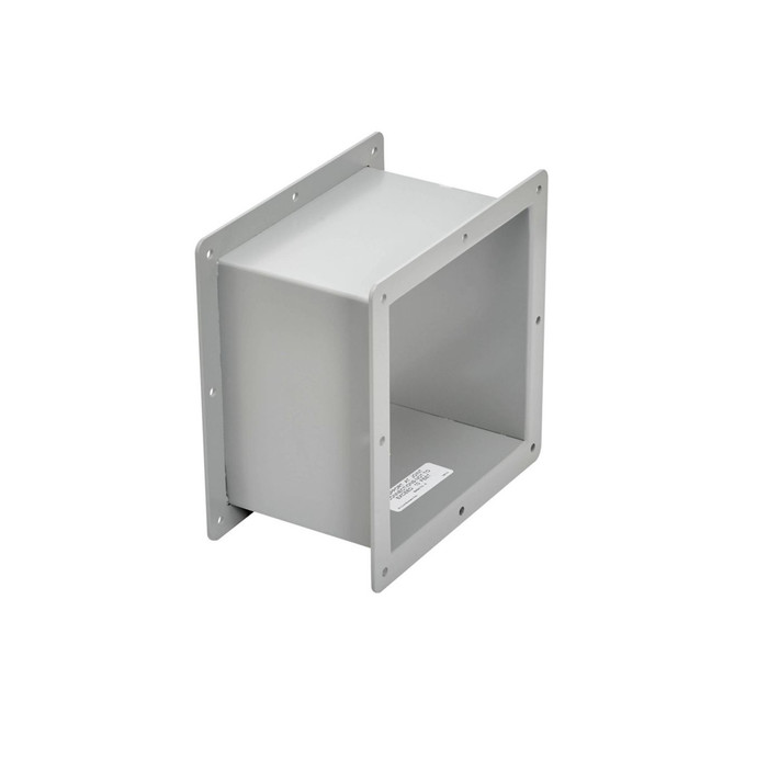 B-Line Eaton series wireway nipple section, Feed through, Wireway nipple section,  12, Steel, 4" X 4"