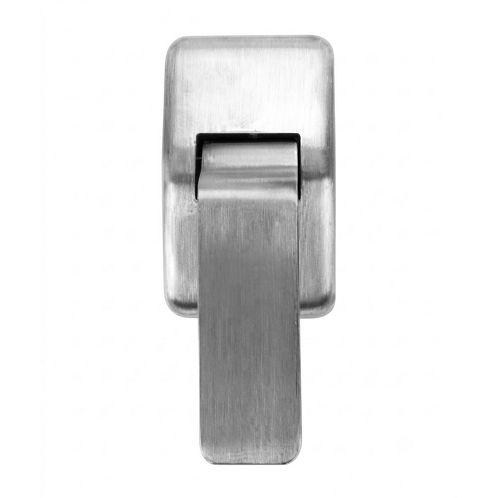 Don-Jo 4500 Hospital Latch in Satin Stainless Finish with 2-3/4" Backset, Non-Handed Brass Construction