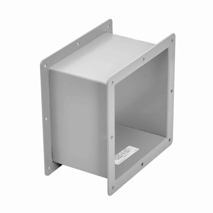 B-Line Eaton series wireway nipple section, Feed through, Wireway nipple section, 12 rated, Steel, 6" X 6"
